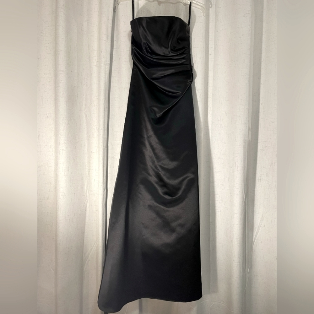Vintage Black Strapless Prom Dress Women's size 0
